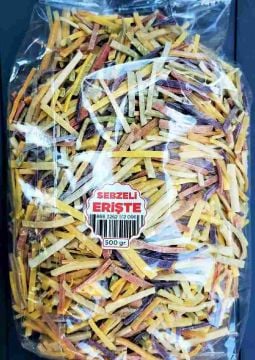 SEBZELİ ERİŞTE 450 gr.