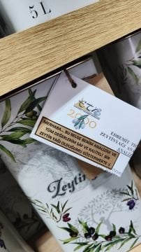 ÖZDEMİR SOĞUK SIKIM (sızma) ZEYTİN YAĞI 5 litre