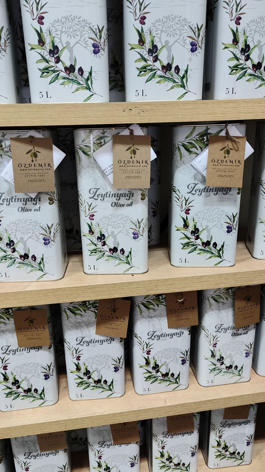 ÖZDEMİR SOĞUK SIKIM (sızma) ZEYTİN YAĞI 5 litre